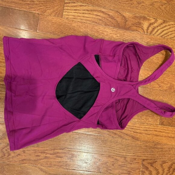 Lululemon Tank - size 2 magenta - Picture 2 of 2
